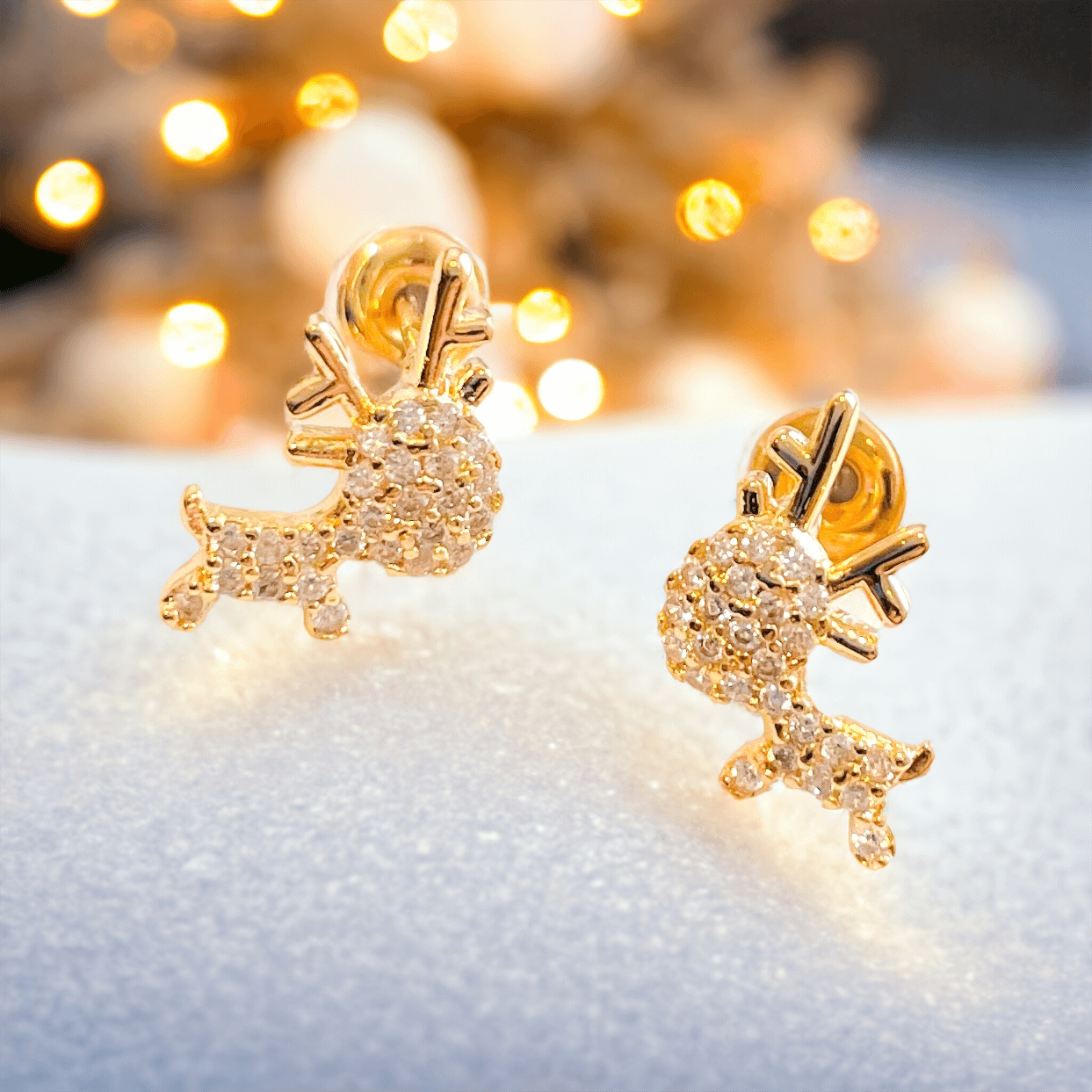 Shopminx Tiny Deer Studs Default Title