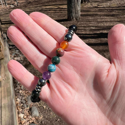 Courage & Balance Vibes Bracelet 9"