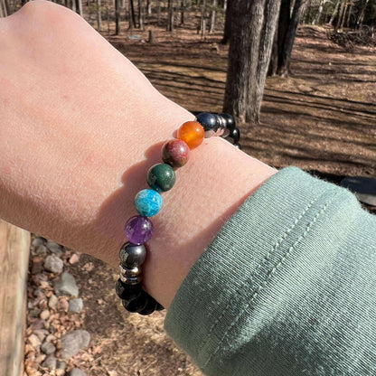 Courage & Balance Vibes Bracelet 9"
