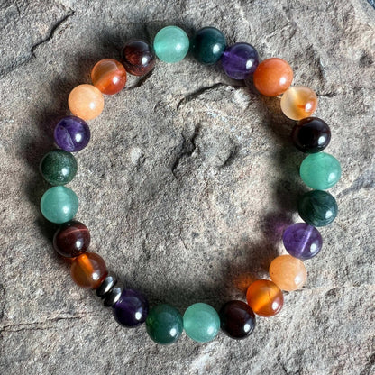 Abundance & Motivation Vibes Bracelet 8"