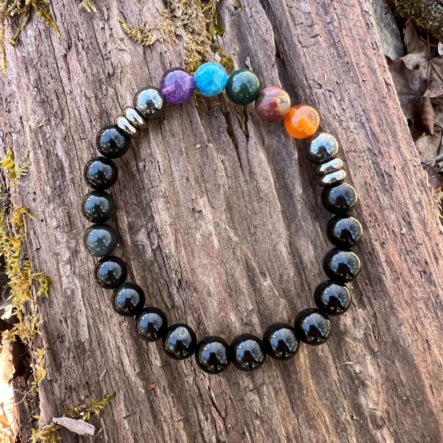Courage & Balance Vibes Bracelet 9"