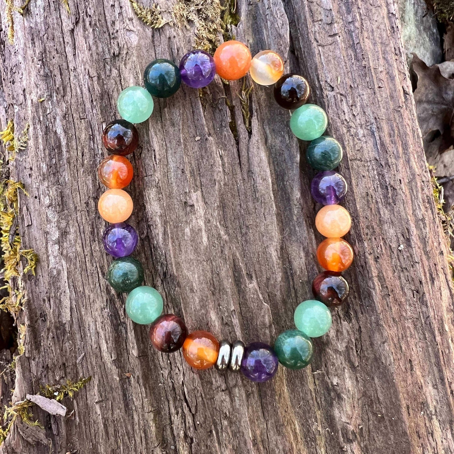 Abundance & Motivation Vibes Bracelet 8"