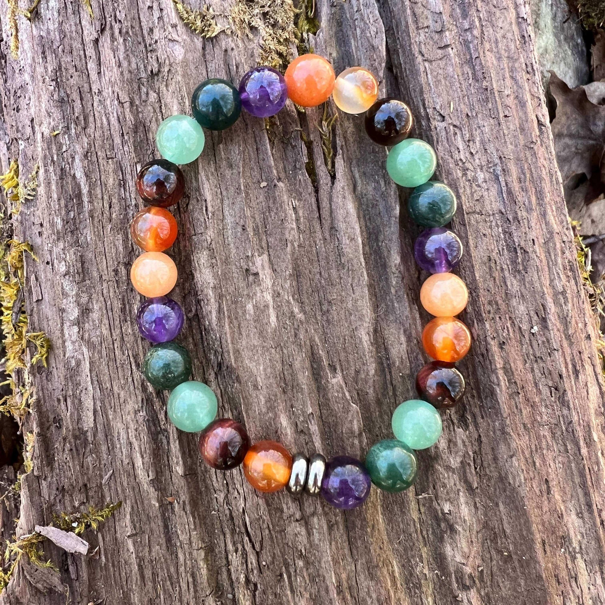 Abundance & Motivation Vibes Bracelet 8"