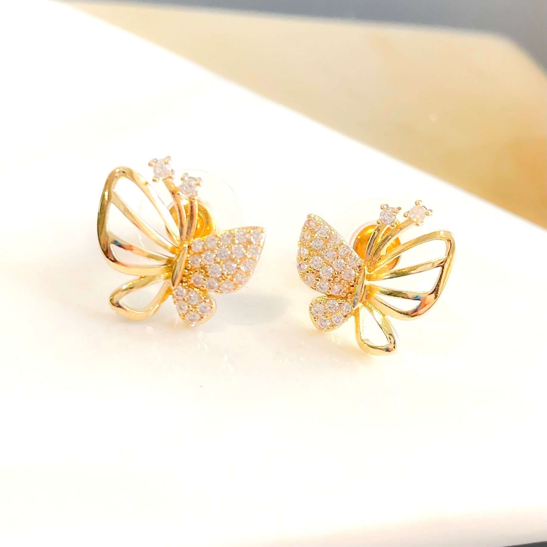 Shopminx Mismatched Butterfly Studs Default Title