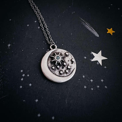 North Star Pendant Necklace with Opal Default Title