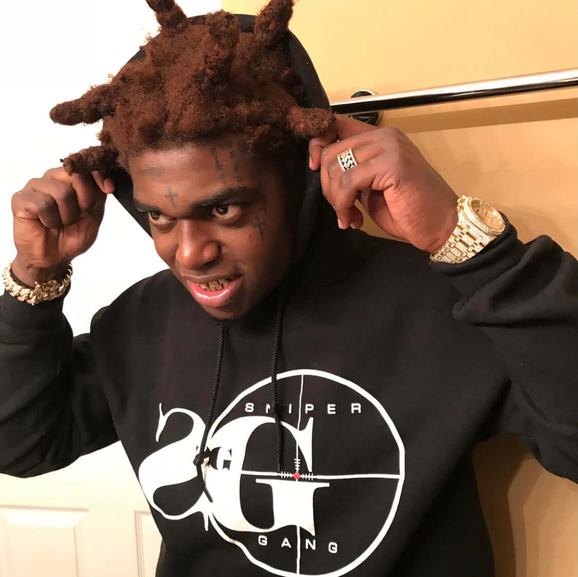 Shopminx Hoodie: Sniper Gang Logo (Deluxe - Black) Black / S