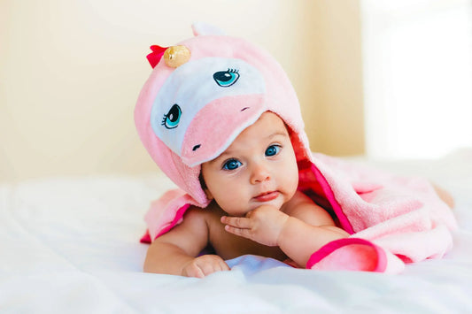 Pink Unicorn Hooded Towel Default Title
