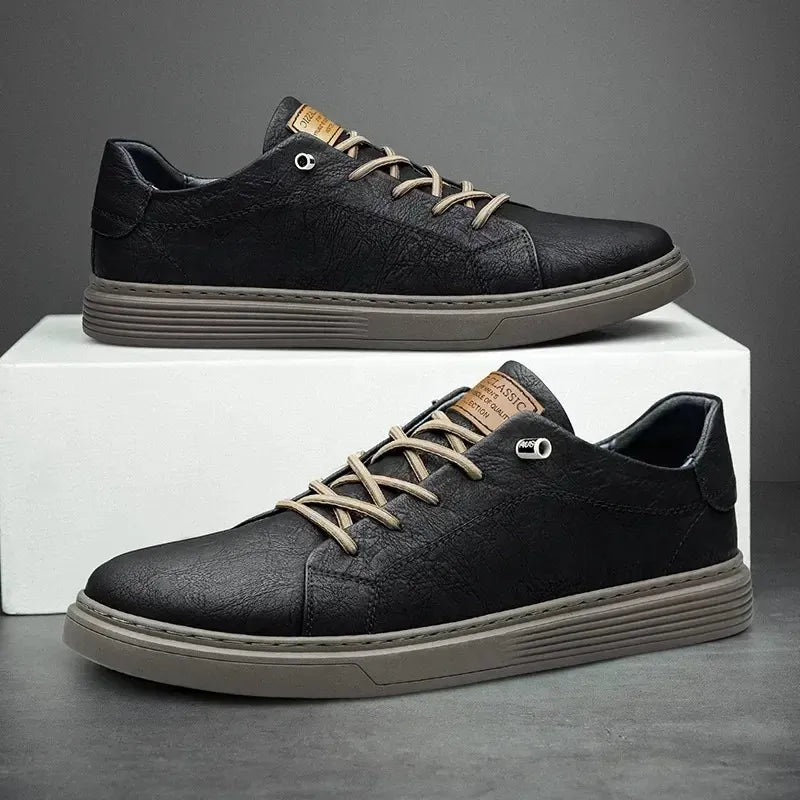 Lace Up Oxford Men's Shoes – Leather Dress Shoes for Business, Office & Formal Wear