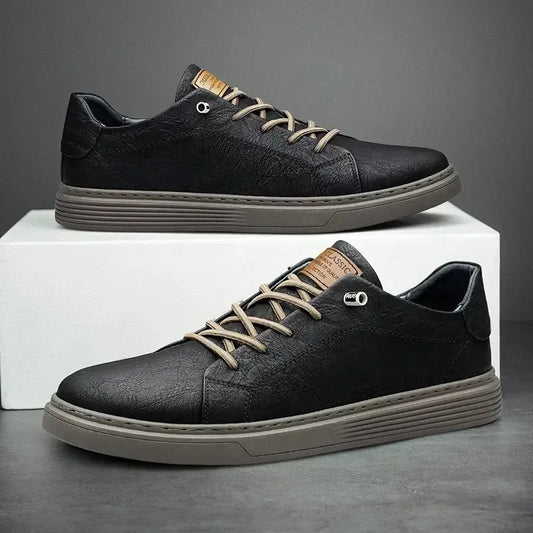 Lace Up Oxford Men's Shoes – Leather Dress Shoes for Business, Office & Formal Wear