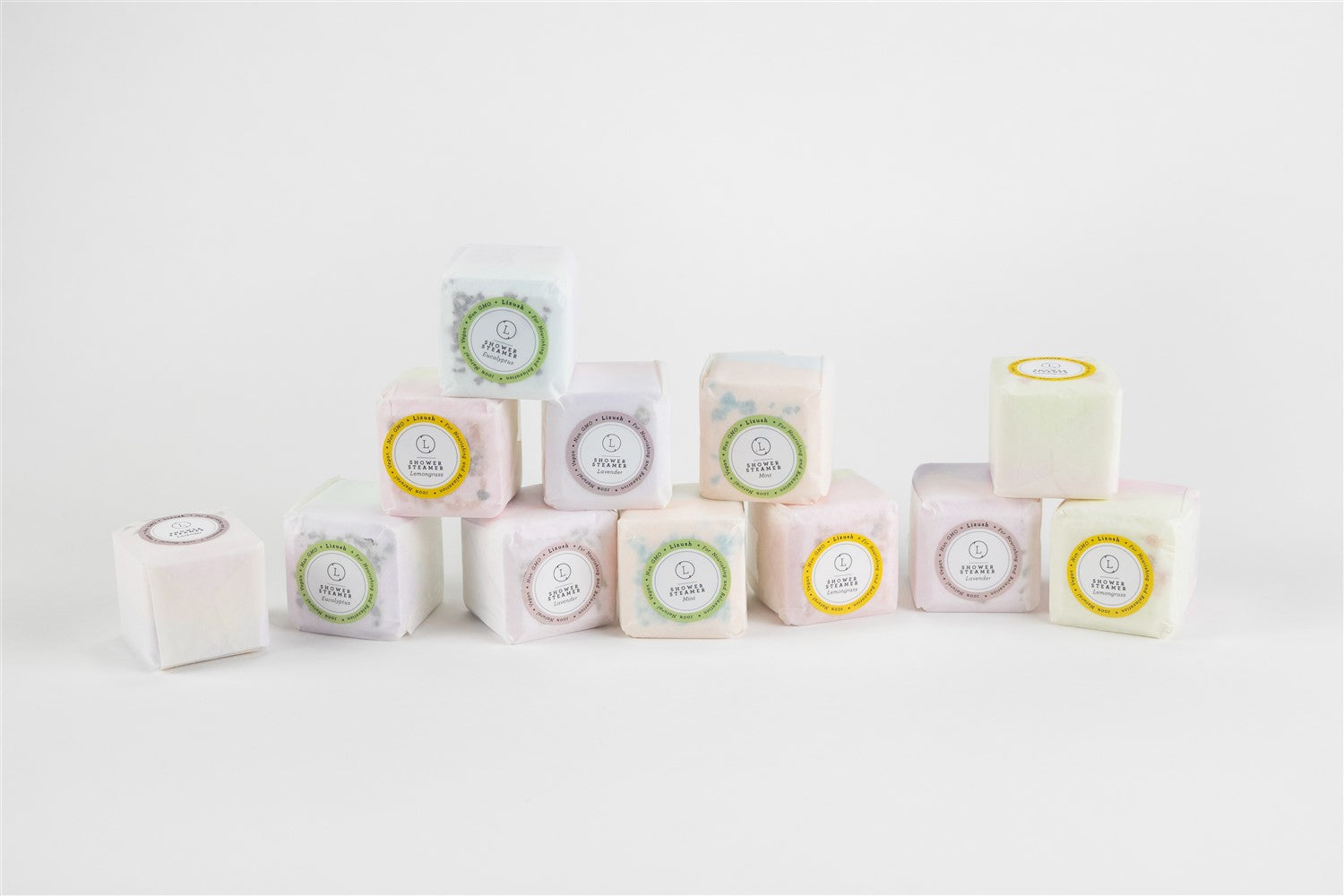Lizush  Mixed scents Shower Steamers Gift Set - 5 Big Fizzies, Cheer Up Package