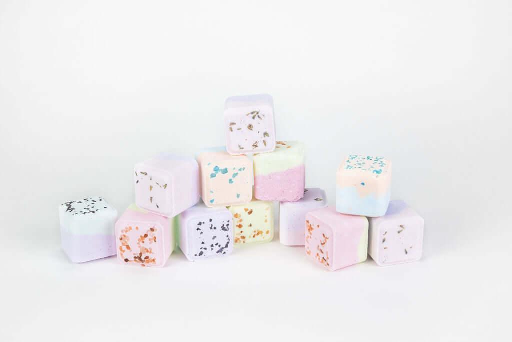 Lizush Mixed scents Shower Steamers Gift Set - 5 Big Fizzies, Cheer Up Package No