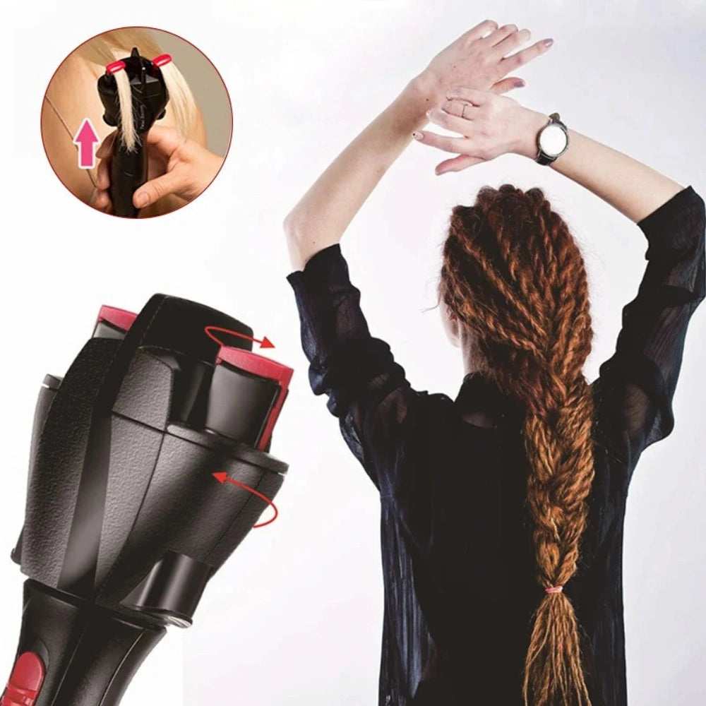 Loc’d Hair Braider – Easy Loc & Dreadlock Hair Braiding Tool, Black