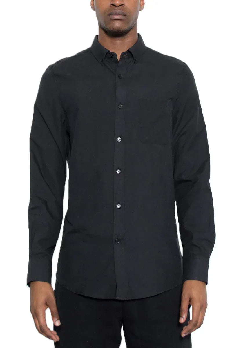 SIGNATURE LONG SLEEVE BUTTON DOWN SHIRT M3515 S