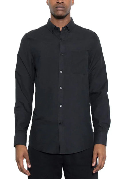 SIGNATURE LONG SLEEVE BUTTON DOWN SHIRT M3515 S
