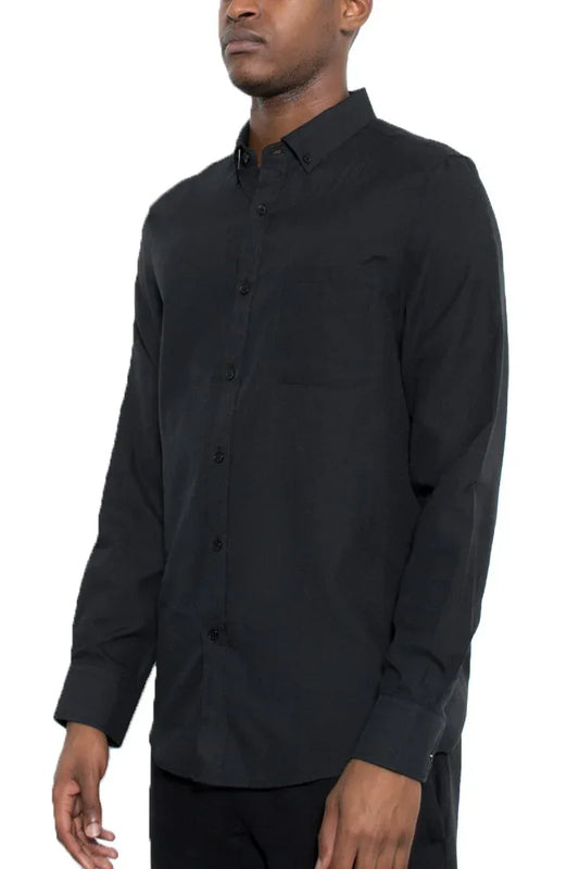 SIGNATURE LONG SLEEVE BUTTON DOWN SHIRT M3515 S