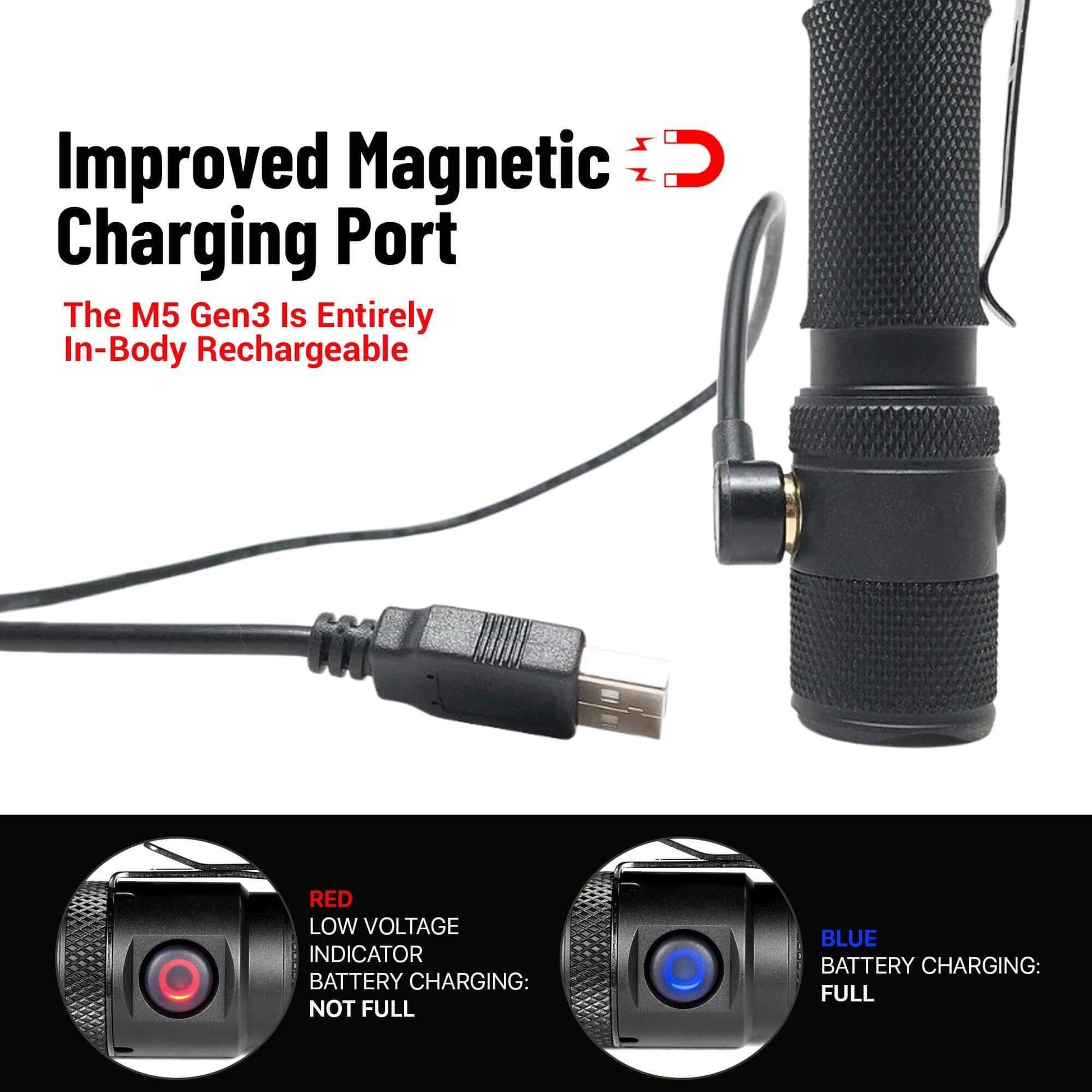 M5 Gen3 - 2,030 Lumen EDC High Power Flashlight Default Title