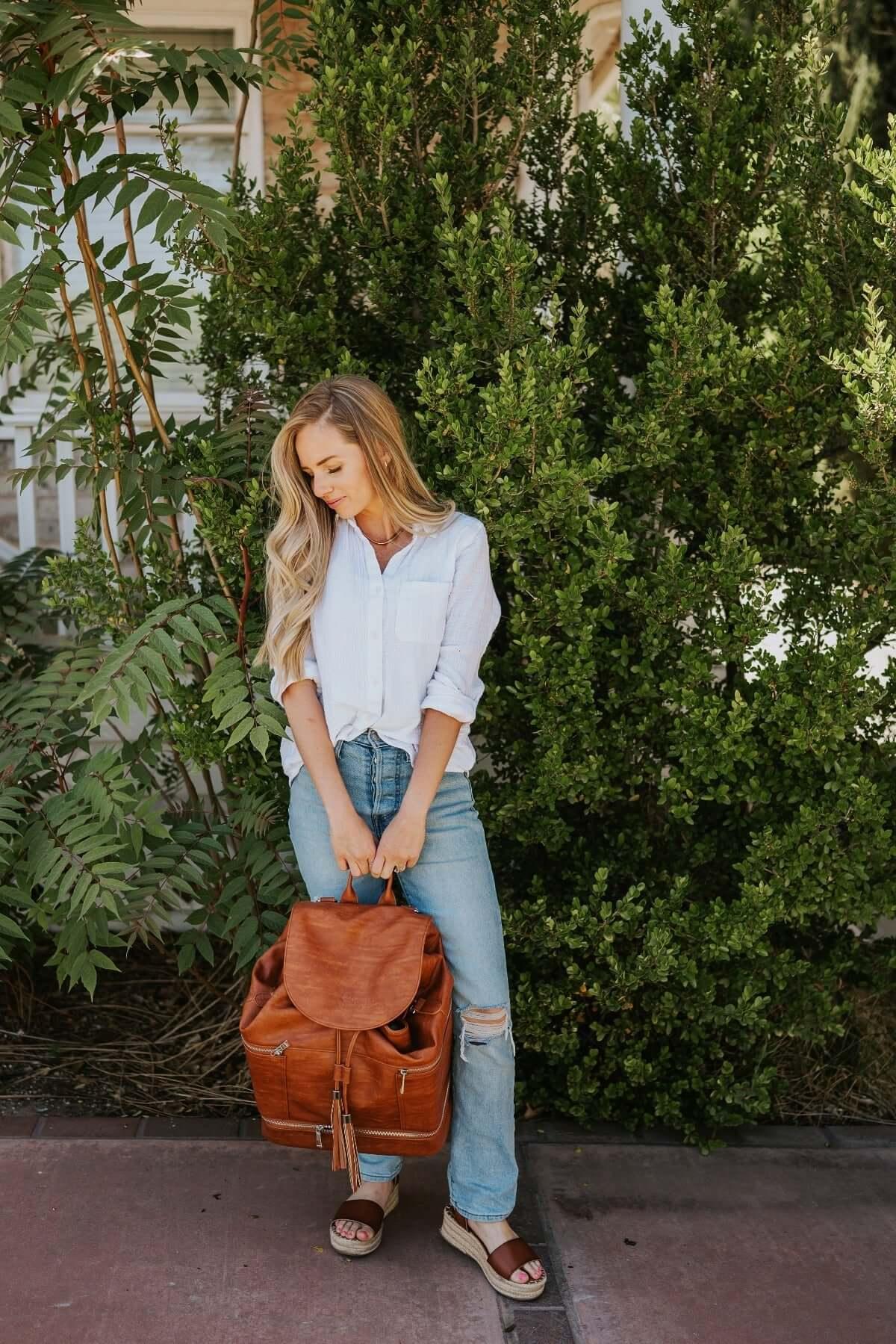 Citi Journey Diaper Bag - Vintage Tan Default Title