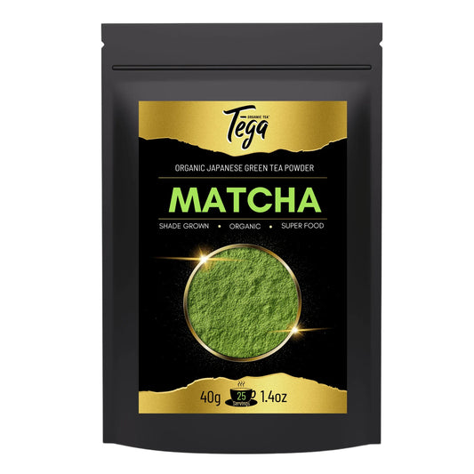 Tega Japanese Matcha 40g | Organic 3 x 40g Pouches | $0.26 per g | SAVE 25%