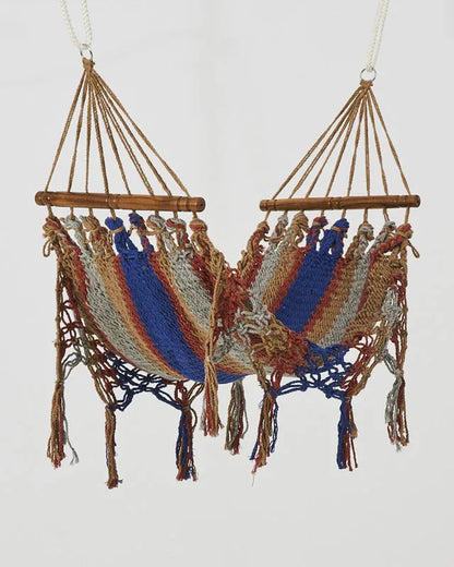 Macrame Mini Hammock/Cat Hammock | Blue, Red, Gray & Khaki Default Title