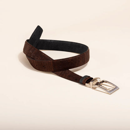 Cork Reversible Men's Belt (Brown/Black) 110 cm / 40 in