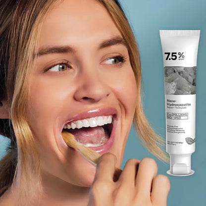 Fluoride-Free Nano-Hydroxyapatite Toothpaste for Stain Removal, Enamel & Gum Protection, 120g