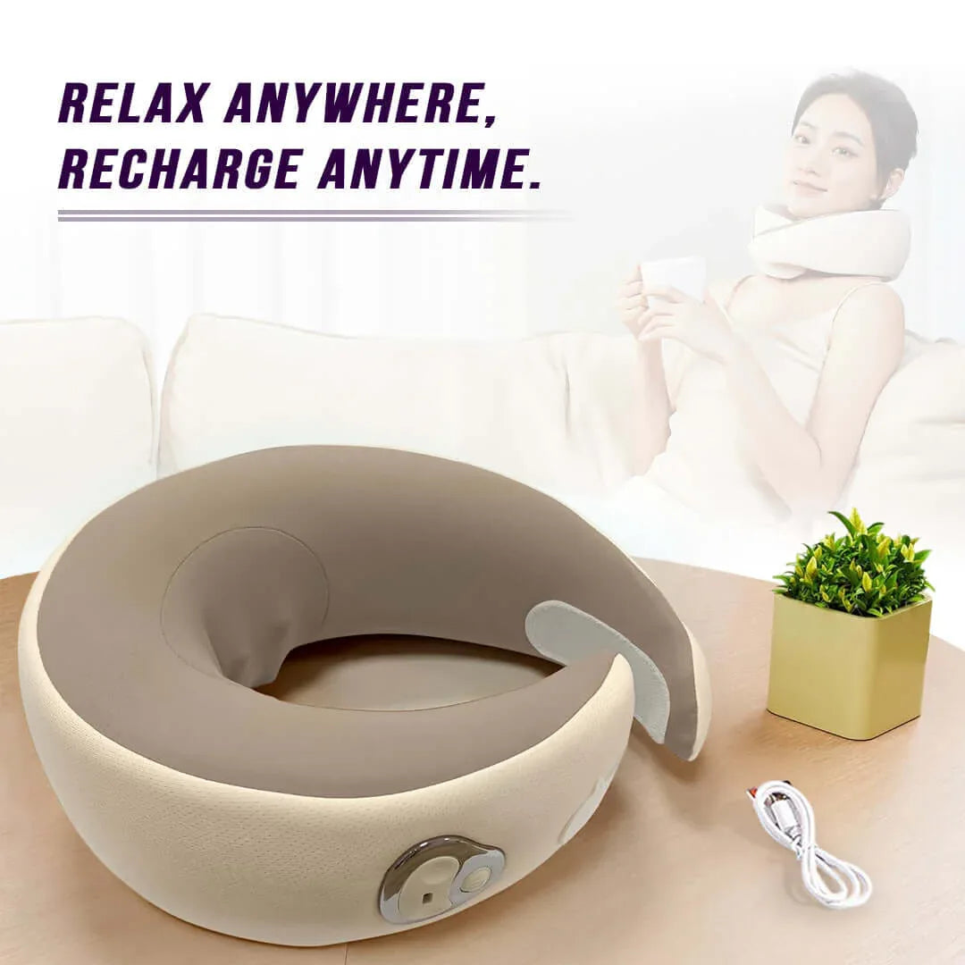 Multi-Purpose Neck Massage Pillow w/Warmth Default Title