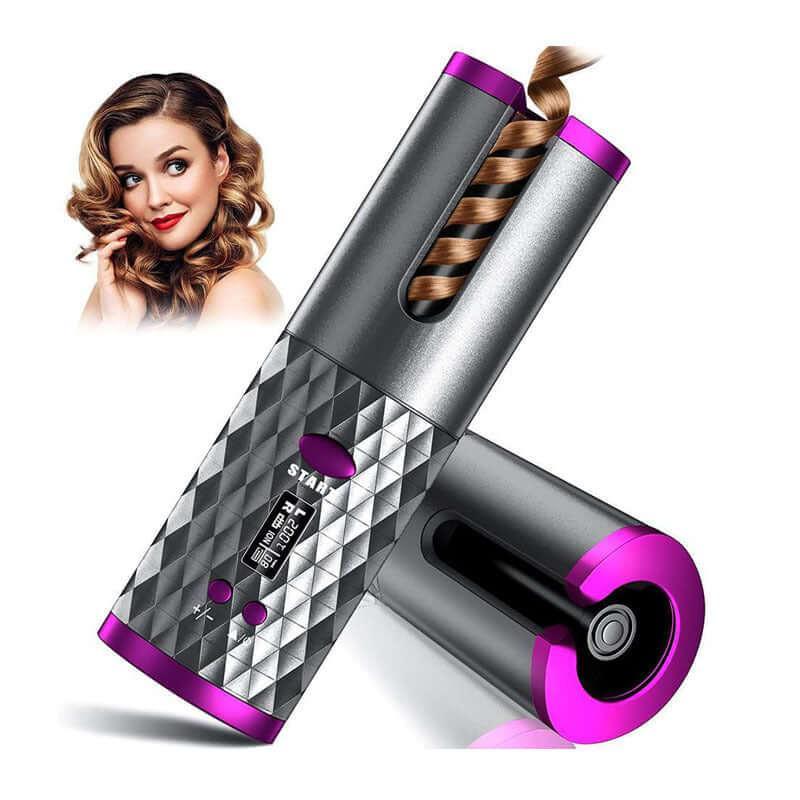 Cross-border automatic curling iron Diamond gray 5000 battery lcd screen