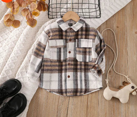 Toddler Plaid Long Sleeve