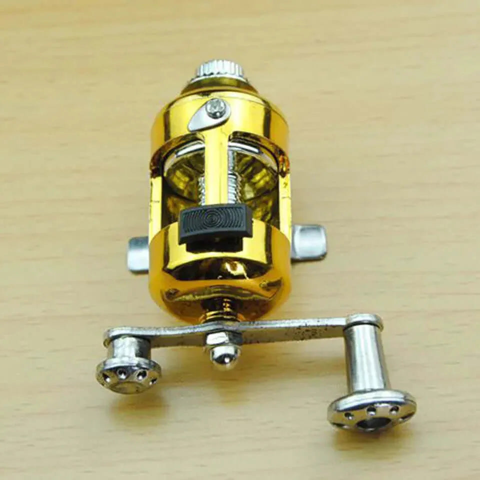 Survival & Portable Telescopic Pocket Mini Pen Fishing Rod with Reel Silver