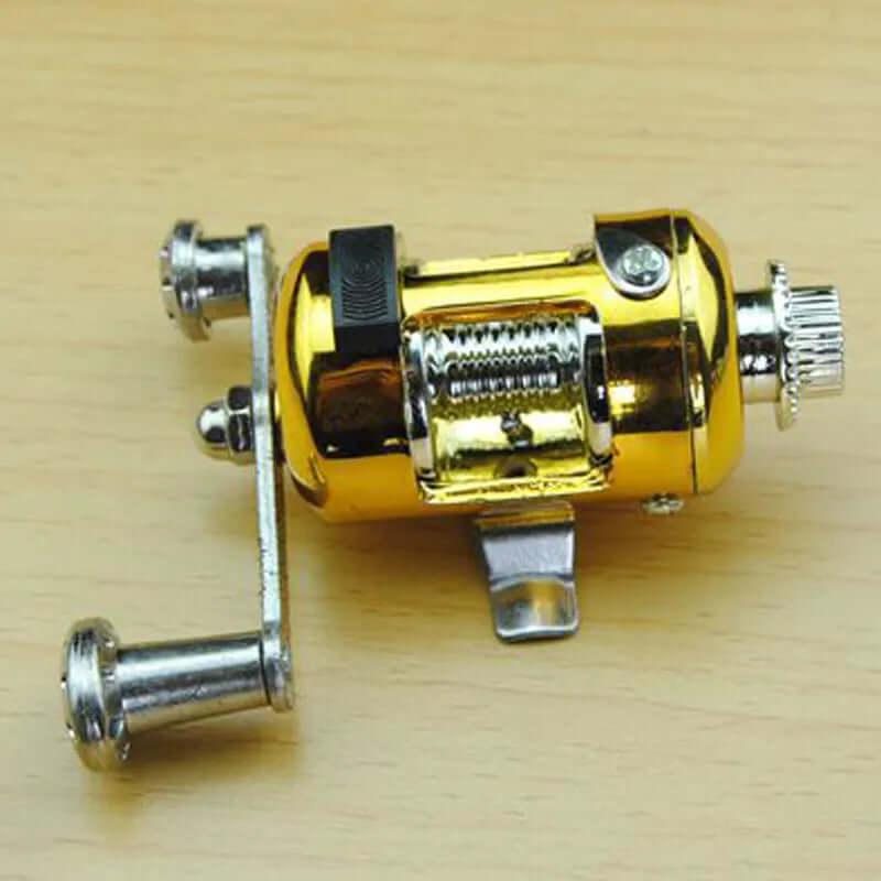 Survival & Portable Telescopic Pocket Mini Pen Fishing Rod with Reel Silver