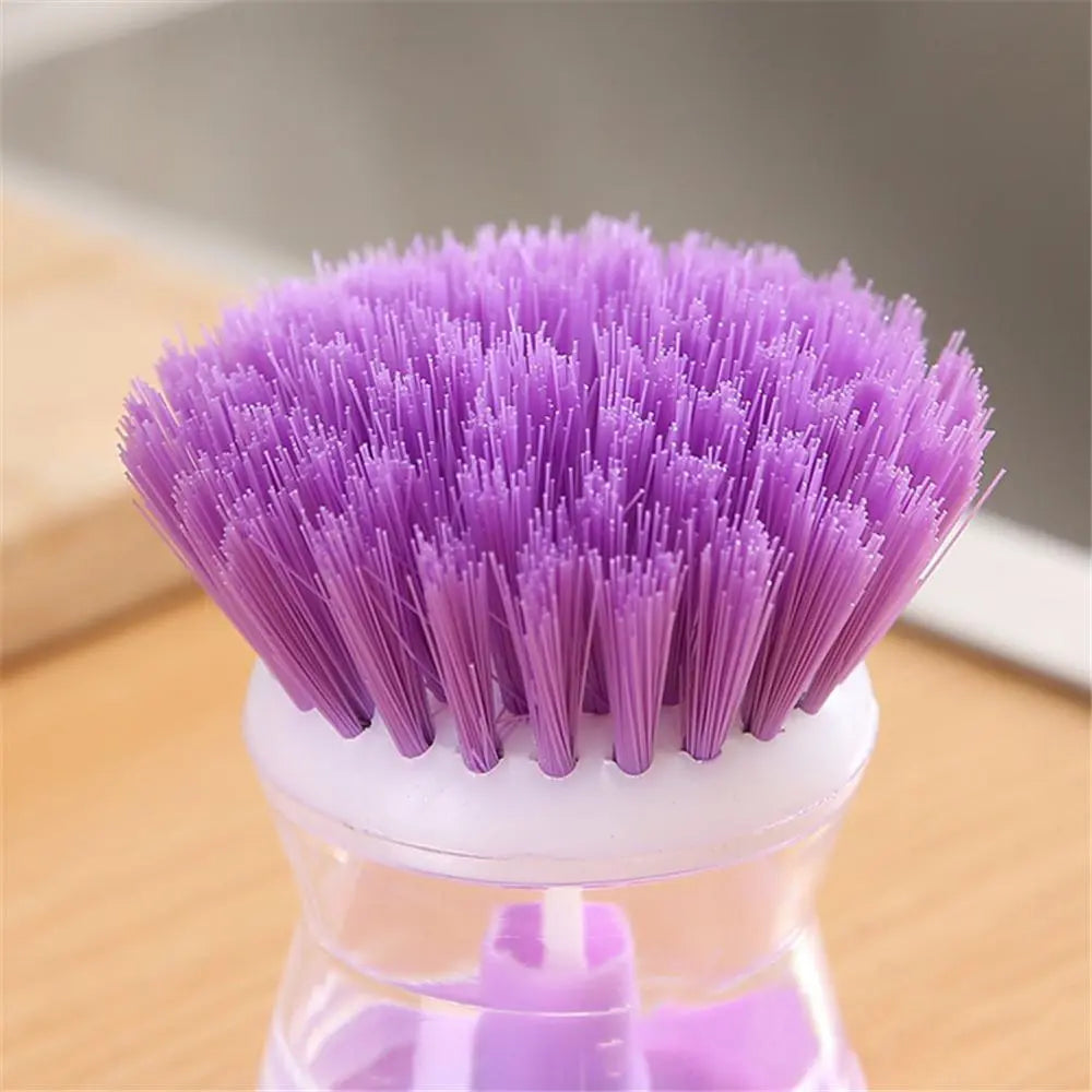 Dishwashing Brush with Washing Up Liquid Soap