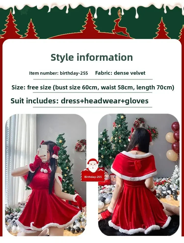 Christmas Rabbit Girl Cosplay Costume