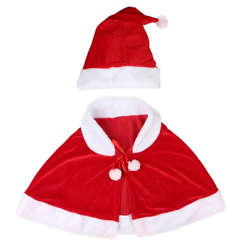 Christmas Cloak & Shawl Costume for Adults and Kids