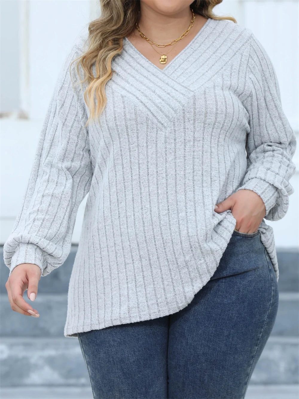 Plus Size Long Sleeve T Shirts for Women