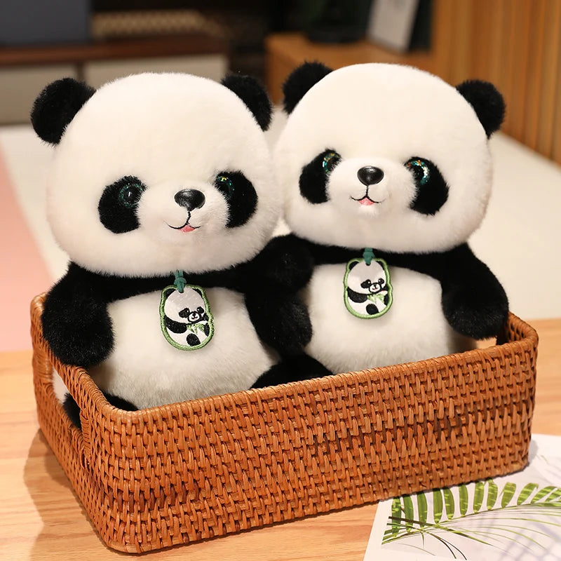 Small Panda Stuffed Animals Plushies Hugging Pillow