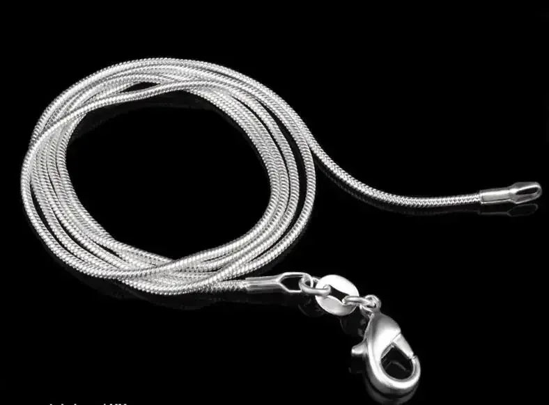 Sterling Silver Chain Fashion Necklace N130-JZ6m-S / 60cm