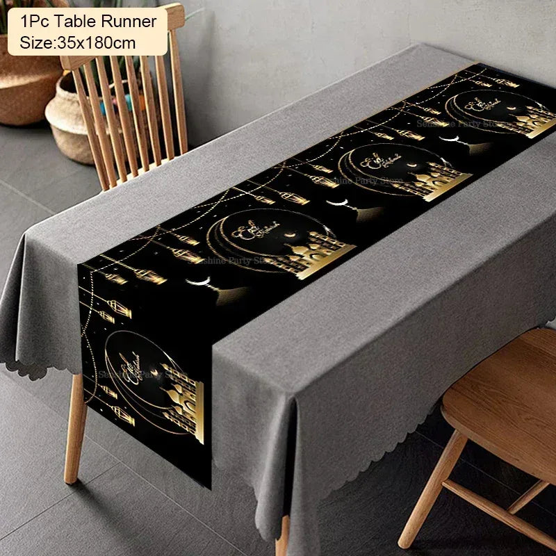 Tablecloth Table Runner Banner Balloons table runner-03