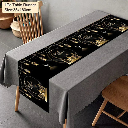 Tablecloth Table Runner Banner Balloons table runner-03