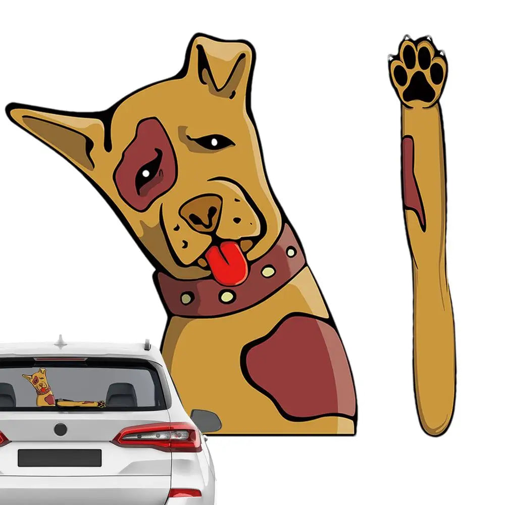 Adorable Dog  Rear Wiper Decor