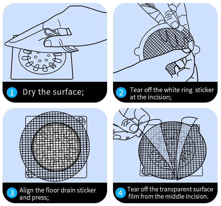 Disposable Hair Catcher for clogged drain