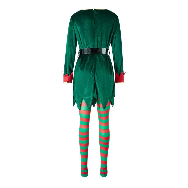 Women’s Christmas Elf Costume Multicolor / S / United States