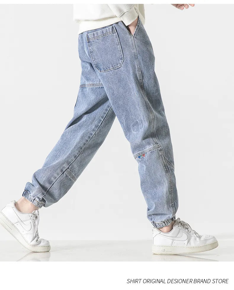 Plus Size Men's Cargo Jogger Jeans