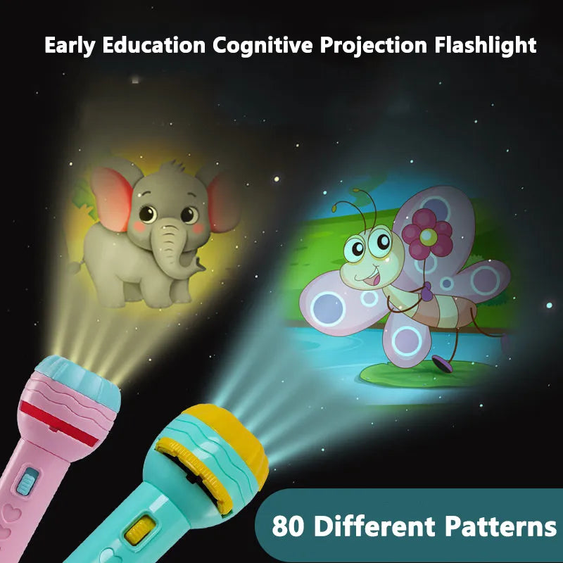 Children Projection Flashlight Toy