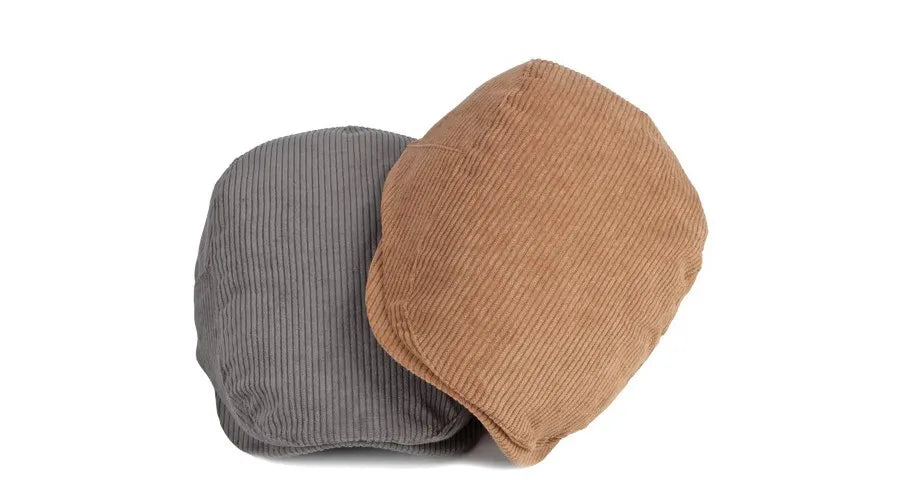 Autumn Corduroy Beret Hat Men