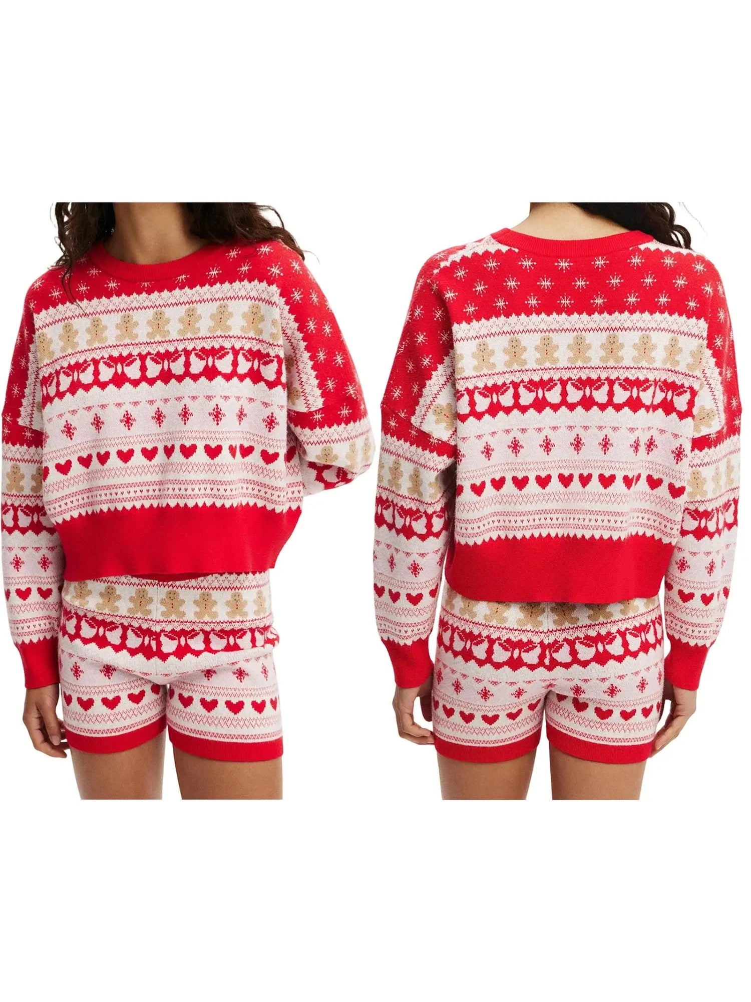 Women’s Christmas Santa Outfit set Red / M / United States