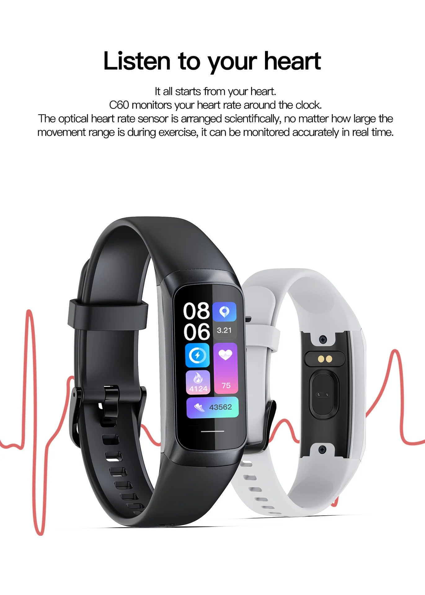 Sports Heart Rate Smartwatch