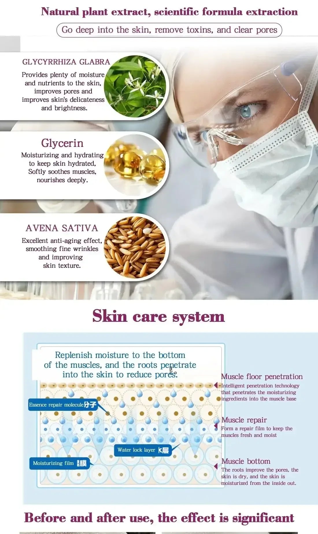Pore Shrinking Essence Face Repair Essential Oil Remove Blackheads Face Care United States