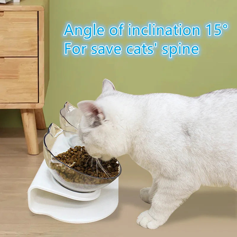 Inclination Stand Cats Feeder