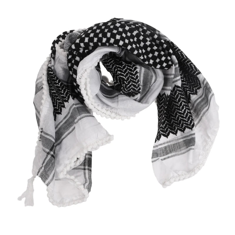 Jacquard Pattern Scarf Arab Hair Kerchief