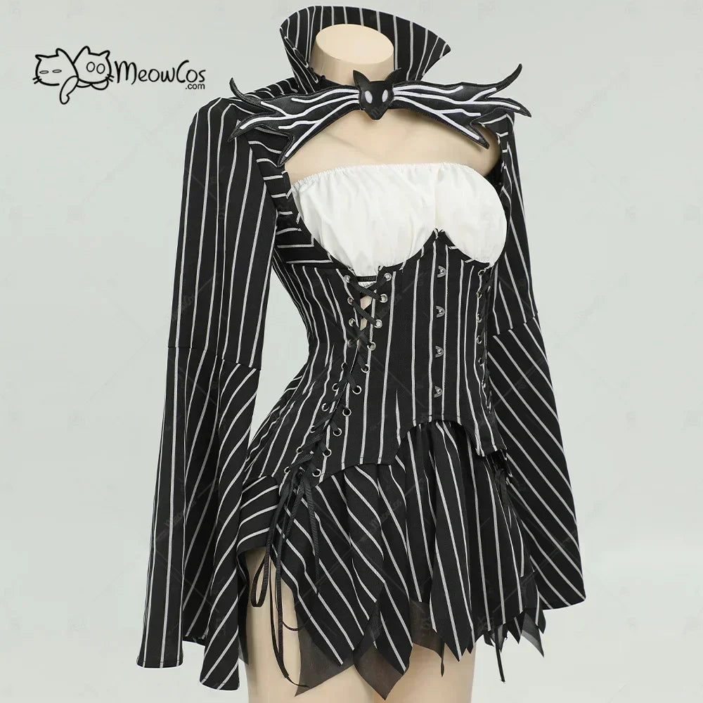 Women’s Jack Cosplay Costume Set – Gothic Halloween Outfit